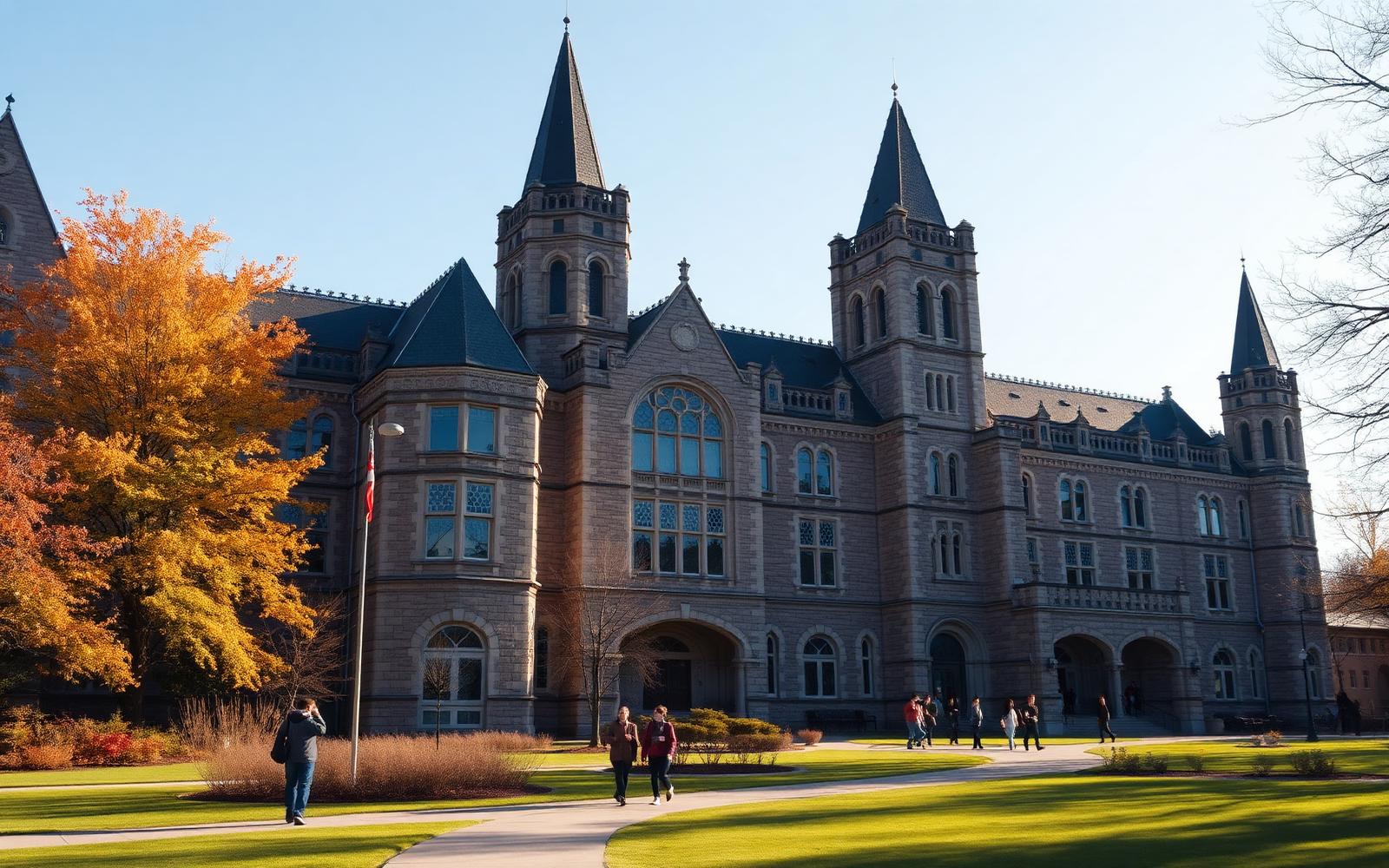 Campus universitaire au Canada